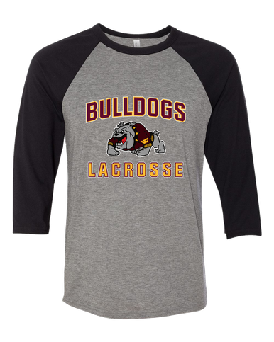 West Covina Bulldogs Design 2 Lacrosse Men's Baseball T-Shirt