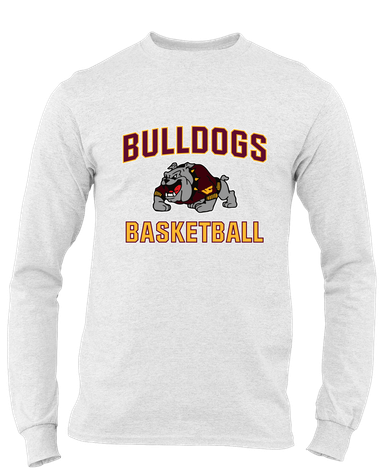 West Covina Bulldogs Design 2 Basketball #1 Men's LS T-Shirt