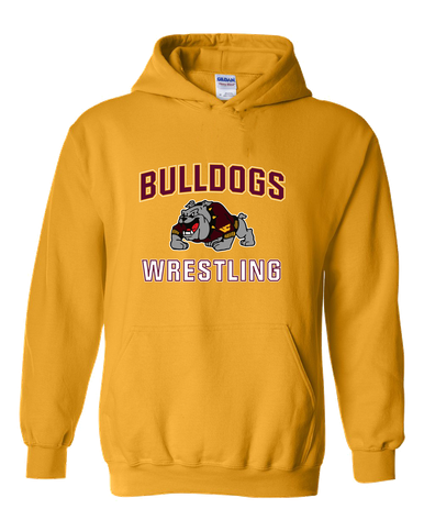 West Covina Bulldogs Design 2 Wrestling Men's Hoodie