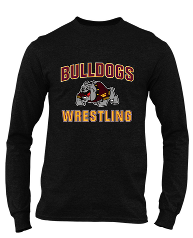 West Covina Bulldogs Design 2 Wrestling Men's Premium LS T-Shirt