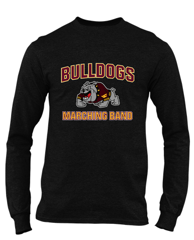 West Covina Bulldogs Design 2 Marching Band Men's LS T-Shirt