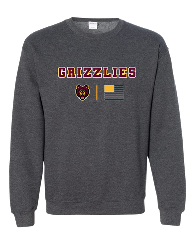 San Lorenzo Grizzlies Team Colors Flag Men's Sweatshirt