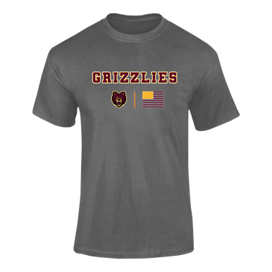 San Lorenzo Grizzlies Team Colors Flag Men's SS T-Shirt