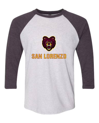 San Lorenzo Grizzlies Mascot #2 Women's Baseball T-Shirt