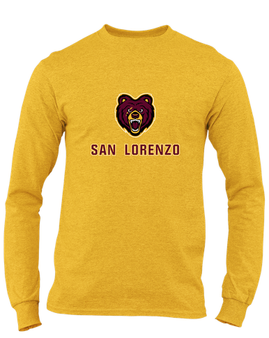 San Lorenzo Grizzlies Mascot #2 Men's LS T-Shirt