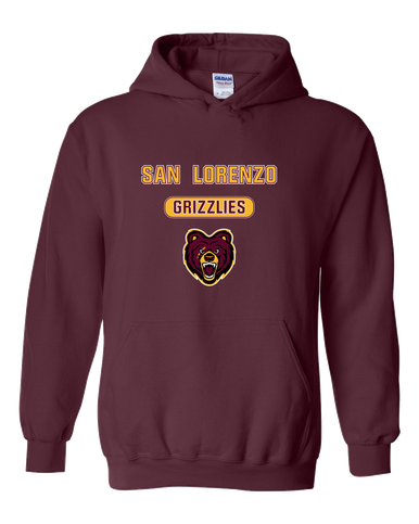 San Lorenzo Grizzlies Mascot #3 Men's Hoodie