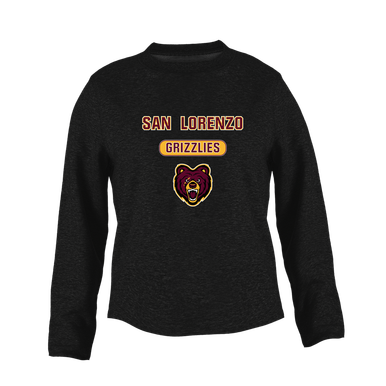 San Lorenzo Grizzlies Mascot #3 Women's Sweatshirt