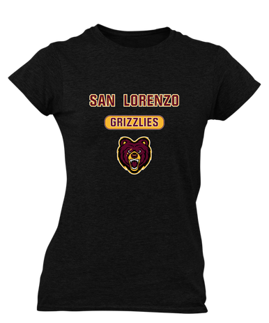 San Lorenzo Grizzlies Mascot #3 Women's SS T-Shirt