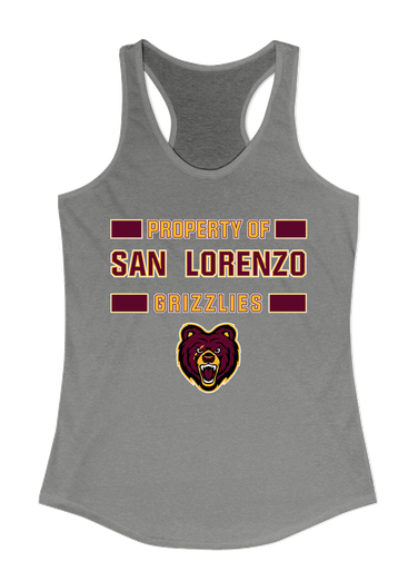 San Lorenzo Grizzlies Property Of Women's Tank Top
