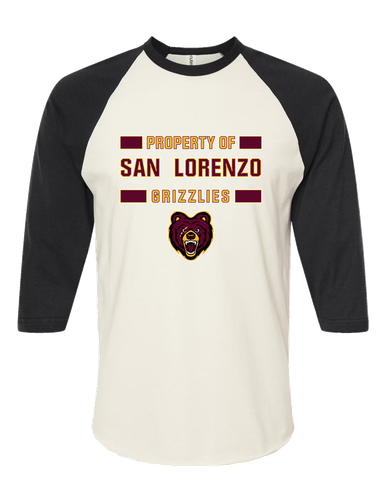 San Lorenzo Grizzlies Property Of Women's Baseball T-Shirt