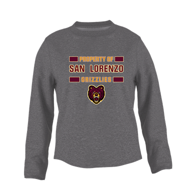 San Lorenzo Grizzlies Property Of Women's Sweatshirt