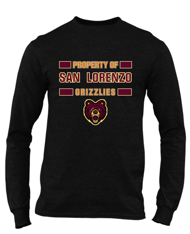 San Lorenzo Grizzlies Property Of Men's LS T-Shirt