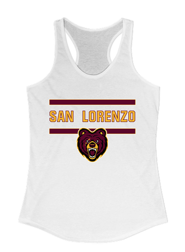 San Lorenzo Grizzlies Mascot #4 Women's Tank Top