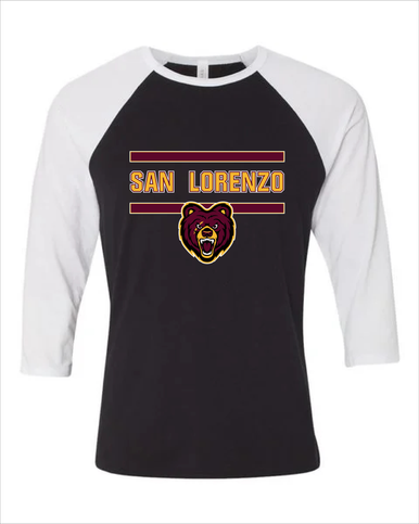 San Lorenzo Grizzlies Mascot #4 Women's Baseball T-Shirt