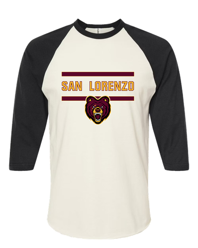San Lorenzo Grizzlies Mascot #4 Men's Baseball T-Shirt