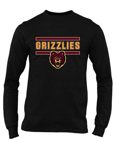 San Lorenzo Grizzlies Mascot #5 Men's Premium LS T-Shirt