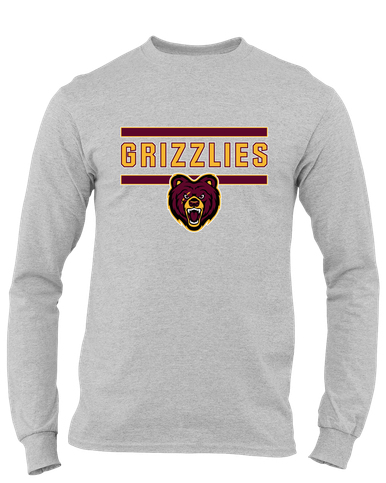 San Lorenzo Grizzlies Mascot #5 Men's LS T-Shirt
