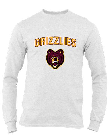 San Lorenzo Grizzlies Mascot #6 Men's LS T-Shirt