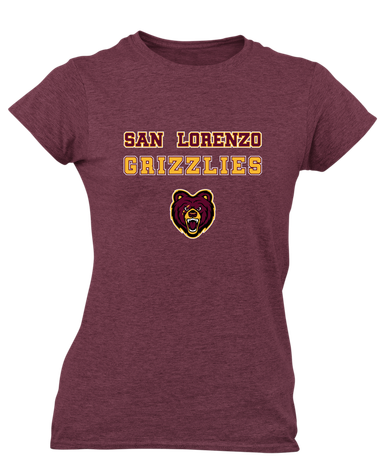 San Lorenzo Grizzlies Spirit Women's Premium SS T-Shirt