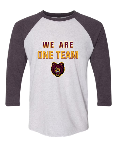 San Lorenzo Grizzlies We Are One Team Women's Baseball T-Shirt
