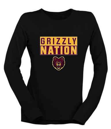 San Lorenzo Grizzlies Nation #1 Women's Premium LS T-Shirt