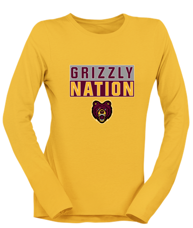 San Lorenzo Grizzlies Nation #1 Women's LS T-Shirt