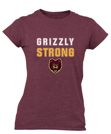 San Lorenzo Grizzlies Strong #2 Women's SS T-Shirt