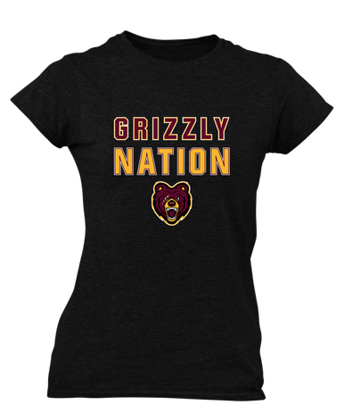 San Lorenzo Grizzlies Nation #2 Women's SS T-Shirt