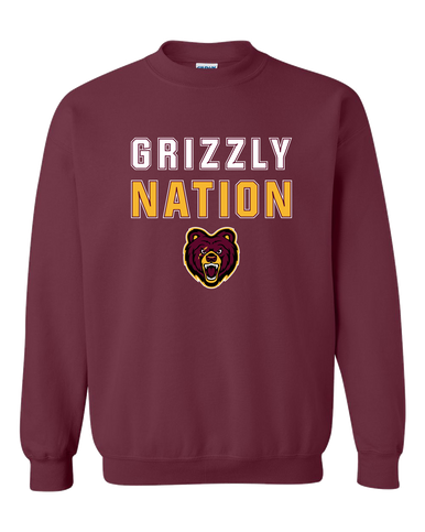 San Lorenzo Grizzlies Nation #2 Men's Sweatshirt