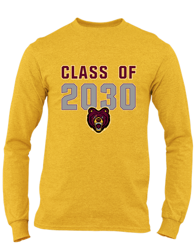 San Lorenzo Grizzlies Class of 2030 Men's LS T-Shirt