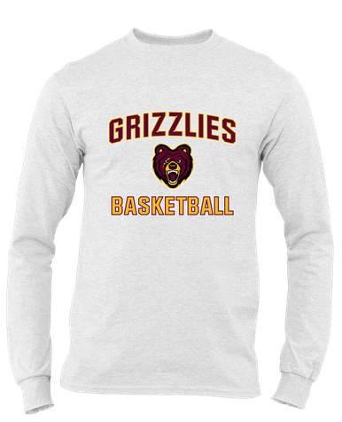 San Lorenzo Grizzlies Basketball #1 Men's Premium LS T-Shirt