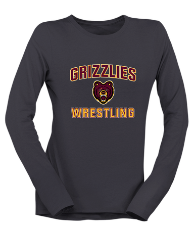San Lorenzo Grizzlies Wrestling Women's Premium LS T-Shirt