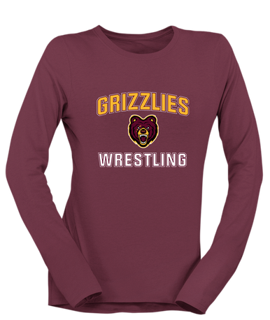 San Lorenzo Grizzlies Wrestling Women's LS T-Shirt