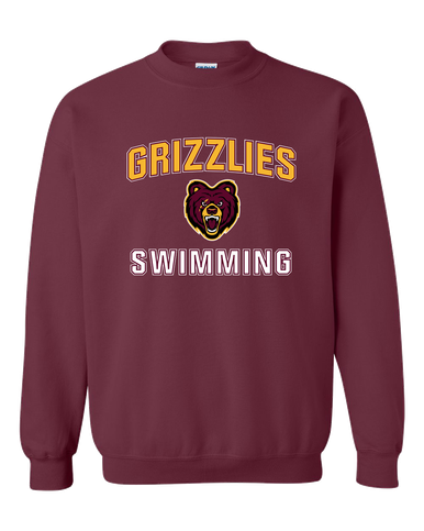 San Lorenzo Grizzlies Swimming Men's Sweatshirt