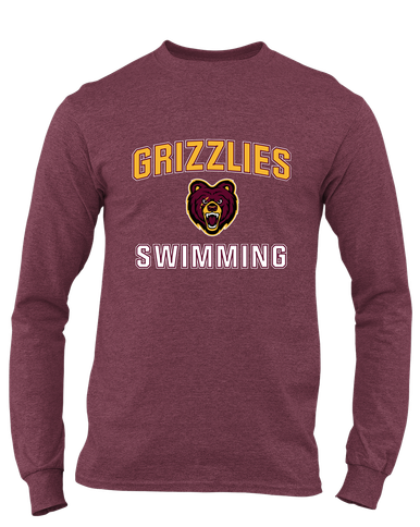 San Lorenzo Grizzlies Swimming Men's LS T-Shirt
