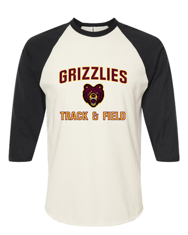 San Lorenzo Grizzlies Track & Field Men's Baseball T-Shirt