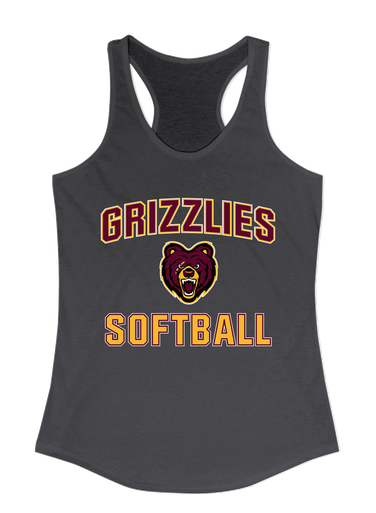 San Lorenzo Grizzlies Softball #1 Women's Tank Top