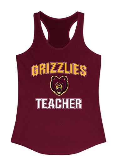 San Lorenzo Grizzlies Teacher Women's Tank Top