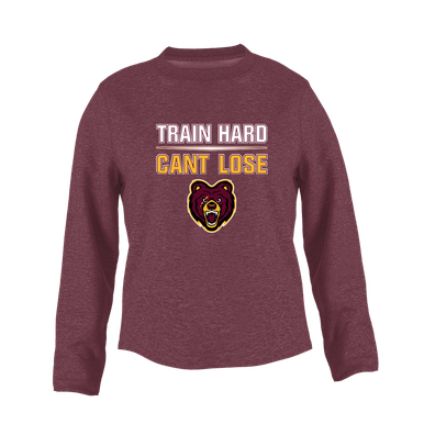 San Lorenzo Grizzlies Train Hard, Can't Lose Women's Sweatshirt