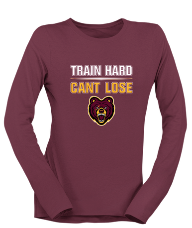 San Lorenzo Grizzlies Train Hard, Can't Lose Women's LS T-Shirt