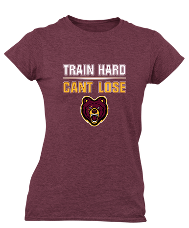 San Lorenzo Grizzlies Train Hard, Can't Lose Women's SS T-Shirt