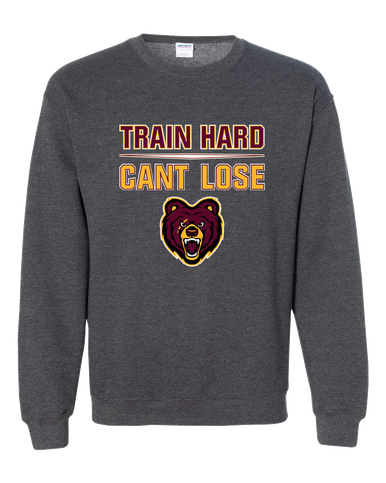 San Lorenzo Grizzlies Train Hard, Can't Lose Men's Sweatshirt
