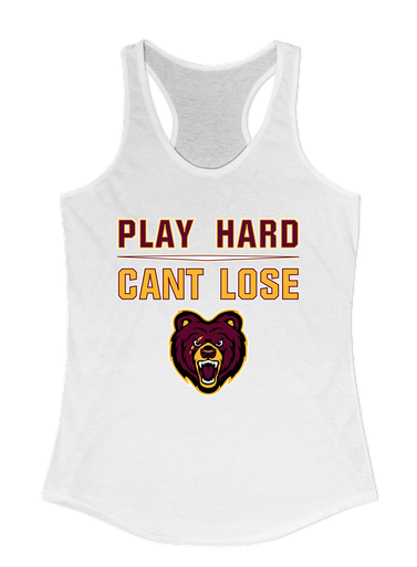 San Lorenzo Grizzlies Play Hard, Can't Lose Women's Tank Top