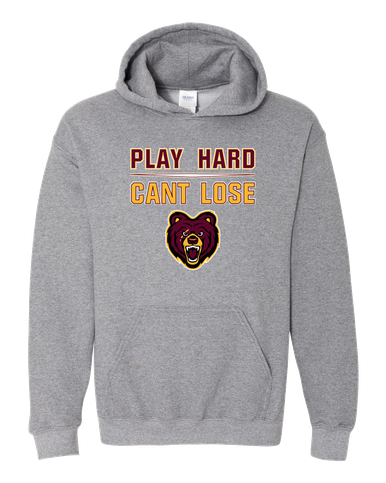San Lorenzo Grizzlies Play Hard, Can't Lose Men's Hoodie