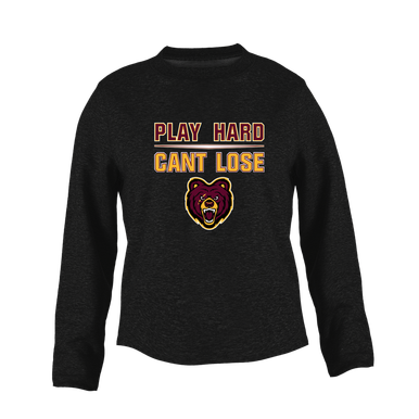 San Lorenzo Grizzlies Play Hard, Can't Lose Women's Sweatshirt