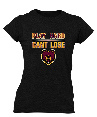 San Lorenzo Grizzlies Play Hard, Can't Lose Women's Premium SS T-Shirt