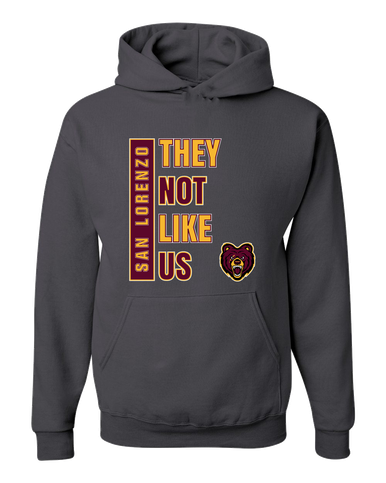 San Lorenzo Grizzlies They Not Like Us #1 Men's Premium Hoodie
