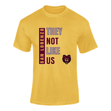 San Lorenzo Grizzlies They Not Like Us #1 Men's SS T-Shirt