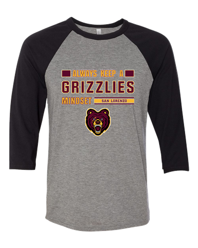 San Lorenzo Grizzlies Mindset Men's Baseball T-Shirt