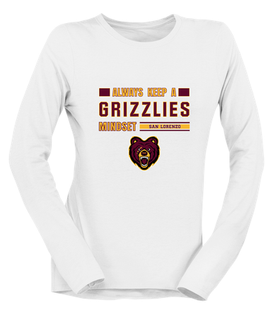San Lorenzo Grizzlies Mindset Women's LS T-Shirt